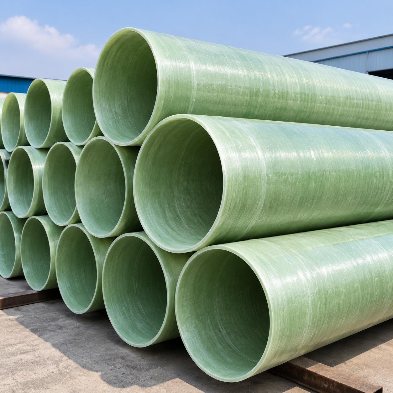 VE-lined GRP industrial pipe