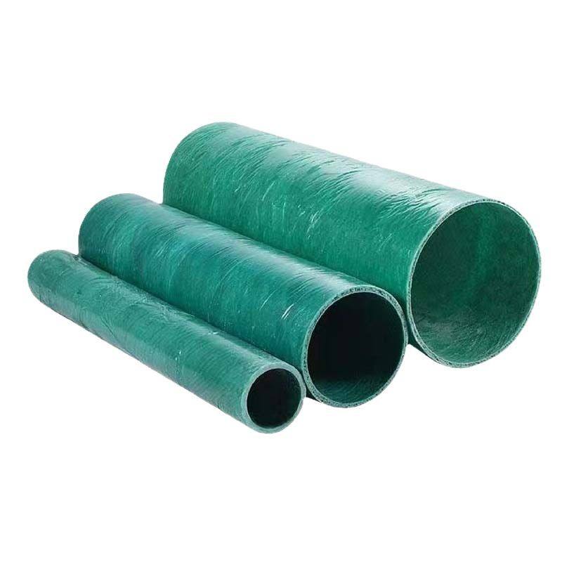 Green filament-wound GRP pressure pipe